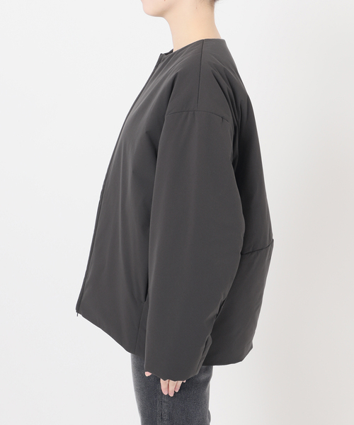 パフィーノーカラーサイドジップブルゾン（その他アウター）｜JOURNAL