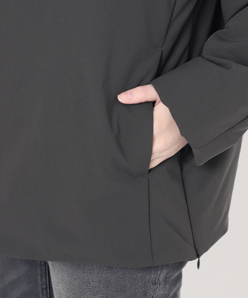 パフィーノーカラーサイドジップブルゾン（その他アウター）｜JOURNAL