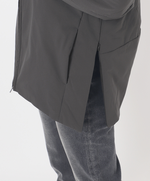 パフィーノーカラーサイドジップブル　ブラック　ジャーナルスタンダードレリューム パフィーノーカラーサイドジップブルゾン（その他アウター）｜JOURNAL