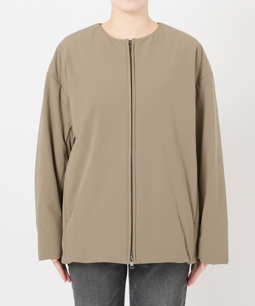 パフィーノーカラーサイドジップブルゾン（その他アウター）｜JOURNAL