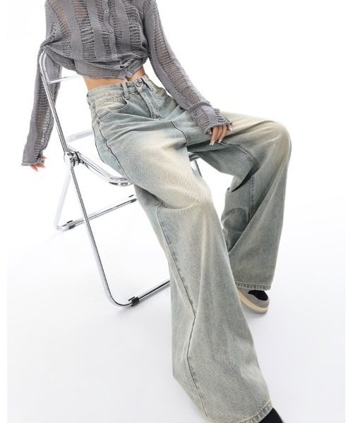 REBALANCE（リバランス）の「レトロルーズデニム（デニムパンツ・レディース・A・X-LARGE/LARGE/MEDIUM）」の16枚目の写真