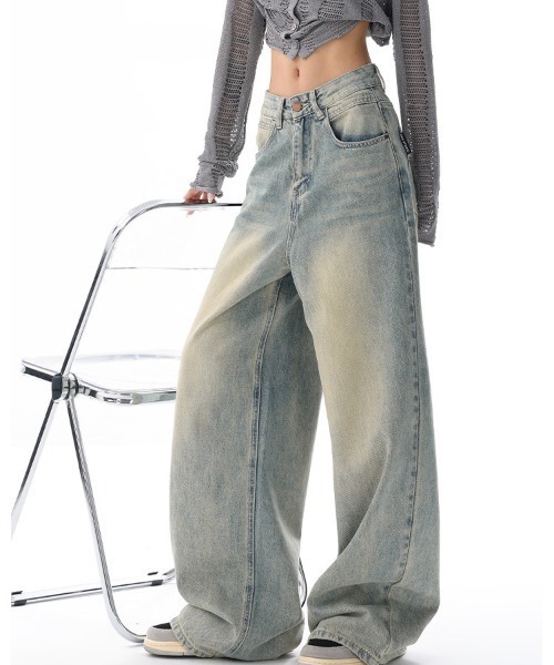 REBALANCE（リバランス）の「レトロルーズデニム（デニムパンツ・レディース・A・X-LARGE/LARGE/MEDIUM）」の2枚目の写真