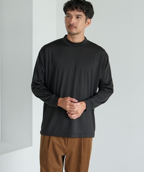 FOUND GOOD(ファウンドグッド)の「モックネックキモウPO(その他トップス・メンズ・グリーン/ホワイト系1/ブラック/グレー系5・M/L/XL/S)」の3枚目の写真