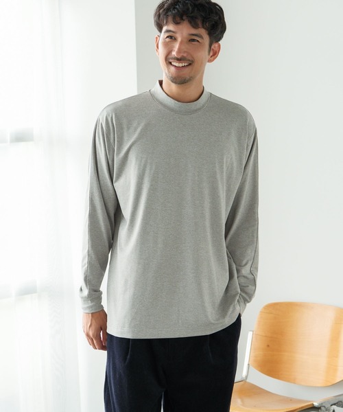 FOUND GOOD(ファウンドグッド)の「モックネックキモウPO(その他トップス・メンズ・グリーン/ホワイト系1/ブラック/グレー系5・M/L/XL/S)」の12枚目の写真