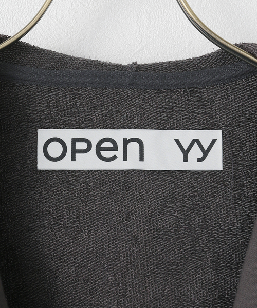 U by SPICK&SPAN（ユーバイスピックアンドスパン）の「OPEN YY /オープンワイワイRUFFLE HOODIE（パーカー・レディース・ブラック系その他・MEDIUM）」の7枚目の写真