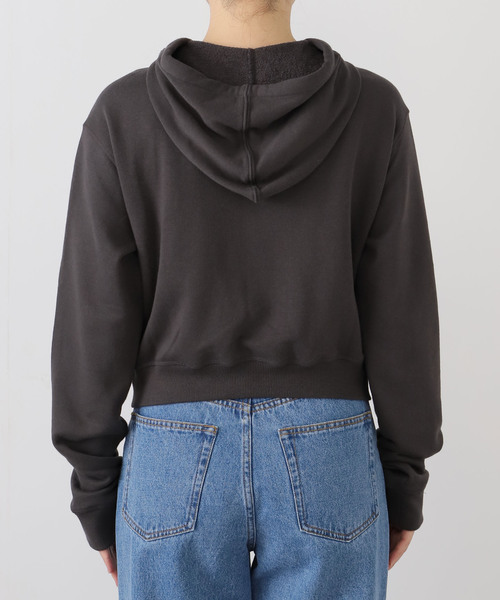U by SPICK&SPAN（ユーバイスピックアンドスパン）の「OPEN YY /オープンワイワイRUFFLE HOODIE（パーカー・レディース・ブラック系その他・MEDIUM）」の3枚目の写真