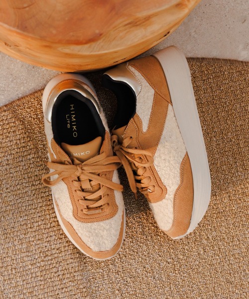 HIMIKO（ヒミコ）の「【HIMIKO】ボアコンビスニーカー/657303
