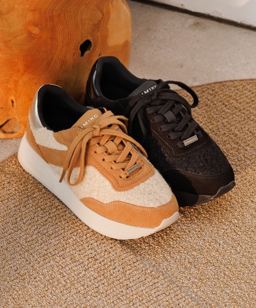 HIMIKO（ヒミコ）の「【HIMIKO】ボアコンビスニーカー/657303