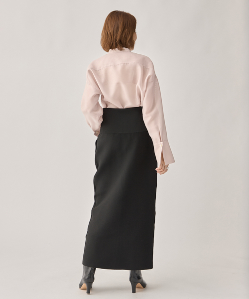 VERMEIL par iena(ヴェルメイユパーイエナ)の「ブライトオーガンジーシャツ(シャツ/ブラウス・レディース・ピンク/ネイビー・FREE)」の18枚目の写真