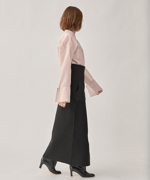 VERMEIL par iena(ヴェルメイユパーイエナ)の「ブライトオーガンジーシャツ(シャツ/ブラウス・レディース・ピンク/ネイビー・FREE)」の19枚目の写真