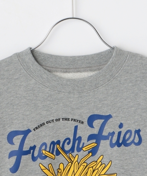 GLAZOS（グラソス）の「【SKIT0LY】【毛玉になりにくい】FOODプリントトレーナー（スウェット・キッズ・ブラック/トップグレー/イエロー・100cm/110cm/140cm/120cm/130cm）」の5枚目の写真