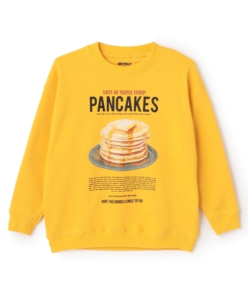 GLAZOS（グラソス）の「【SKIT0LY】【毛玉になりにくい】FOODプリントトレーナー（スウェット・キッズ・ブラック/トップグレー/イエロー・100cm/110cm/140cm/120cm/130cm）」の11枚目の写真