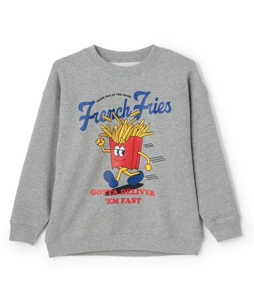 GLAZOS（グラソス）の「【SKIT0LY】【毛玉になりにくい】FOODプリントトレーナー（スウェット・キッズ・ブラック/トップグレー/イエロー・100cm/110cm/140cm/120cm/130cm）」の13枚目の写真