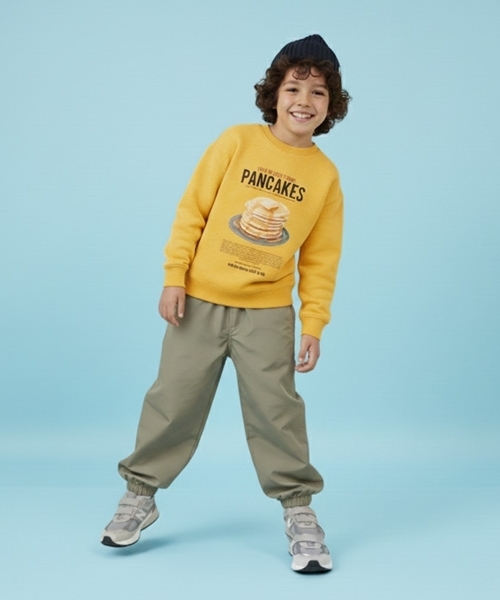 GLAZOS（グラソス）の「【SKIT0LY】【毛玉になりにくい】FOODプリントトレーナー（スウェット・キッズ・ブラック/トップグレー/イエロー・100cm/110cm/140cm/120cm/130cm）」の14枚目の写真