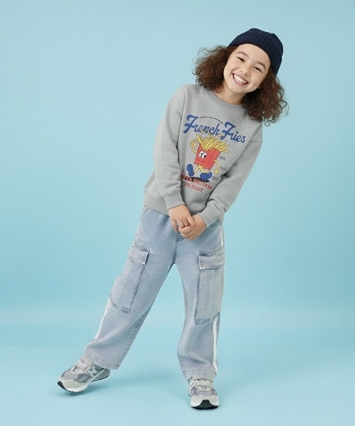 GLAZOS（グラソス）の「【SKIT0LY】【毛玉になりにくい】FOODプリントトレーナー（スウェット・キッズ・ブラック/トップグレー/イエロー・100cm/110cm/140cm/120cm/130cm）」の16枚目の写真