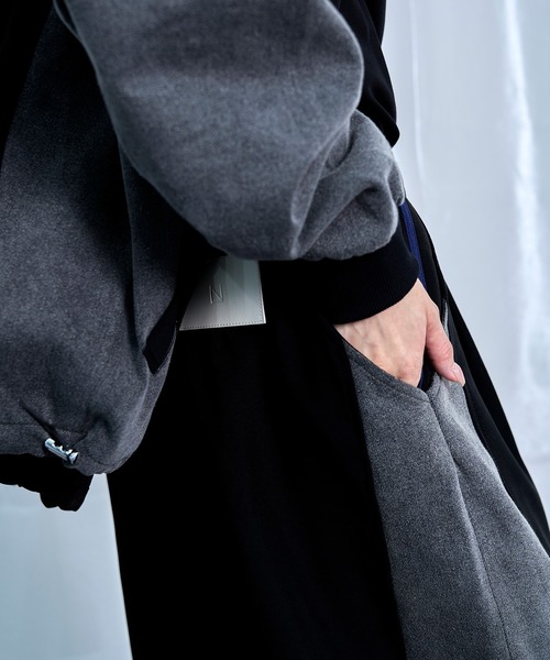 Nora Lily（ノラリリー）の「【Nora Lily】Denim Combo Relax Pants（その他パンツ・メンズ・ブラック系/カーキ系・FREE）」の7枚目の写真