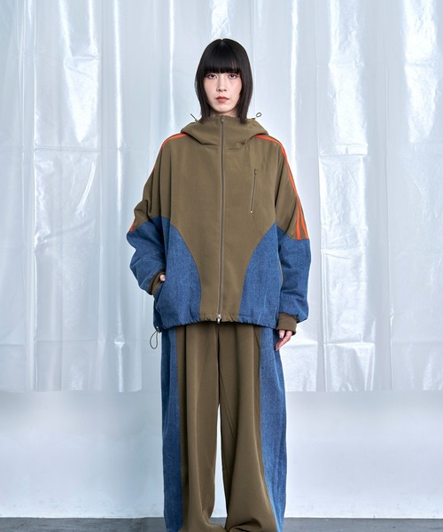 セール】【Nora Lily】Denim Combo Relax Pants（その他パンツ）｜Nora