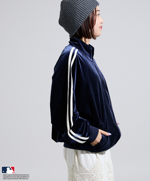 セール】MLB/エムエルビー MLB ベロアトラックジャケット