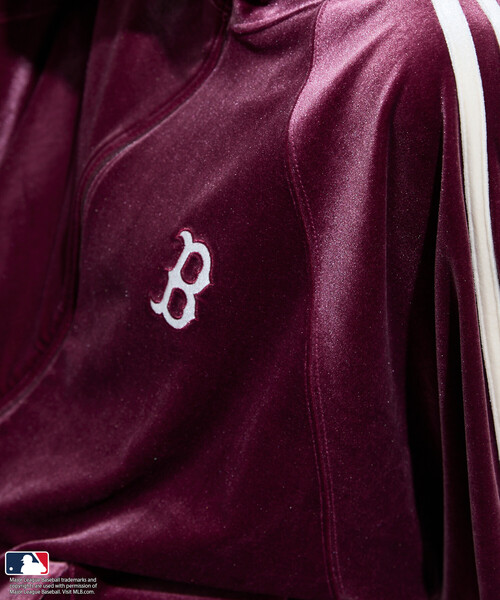 FREAK'S STORE（フリークスストア）の「MLB/エムエルビー MLB ベロアトラックジャケット＜セットアップ対応＞（ジャージ・レディース・オフホワイト/レッド/ネイビー・ﾌﾘ-）」の17枚目の写真