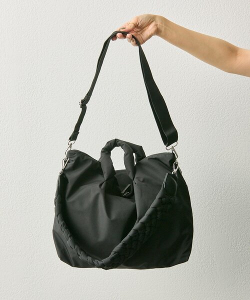 ear PAPILLONNER（イアパピヨネ）の「《撥水/A4サイズ対応》ボストンバッグL（ボストンバッグ・レディース・ブルー/ブラック・FREE）」の10枚目の写真