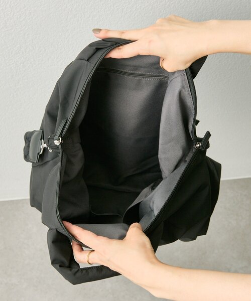 ear PAPILLONNER（イアパピヨネ）の「《撥水/A4サイズ対応》ボストンバッグL（ボストンバッグ・レディース・ブルー/ブラック・FREE）」の13枚目の写真