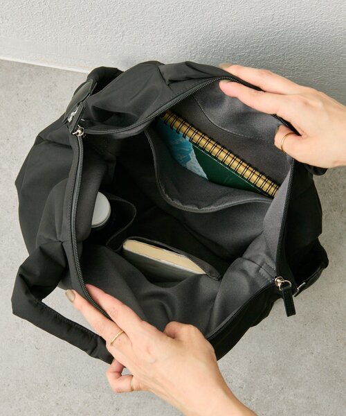 ear PAPILLONNER（イアパピヨネ）の「《撥水/A4サイズ対応》ボストンバッグL（ボストンバッグ・レディース・ブルー/ブラック・FREE）」の14枚目の写真