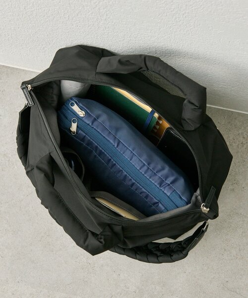 ear PAPILLONNER（イアパピヨネ）の「《撥水/A4サイズ対応》ボストンバッグL（ボストンバッグ・レディース・ブルー/ブラック・FREE）」の15枚目の写真