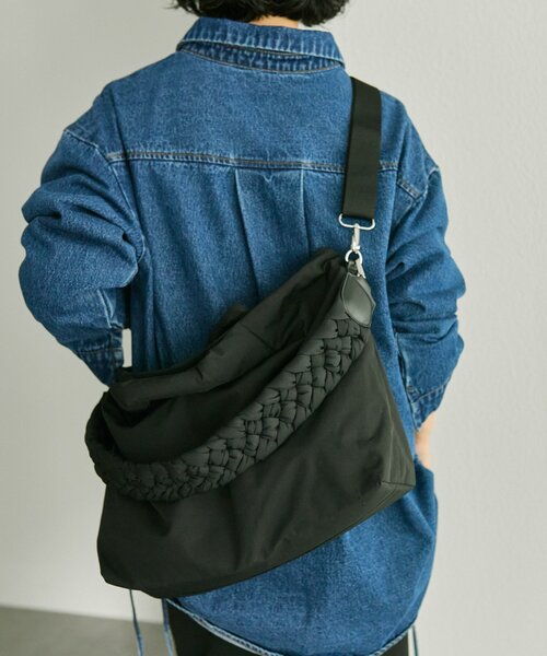 ear PAPILLONNER（イアパピヨネ）の「《撥水/A4サイズ対応》ボストンバッグL（ボストンバッグ・レディース・ブルー/ブラック・FREE）」の18枚目の写真