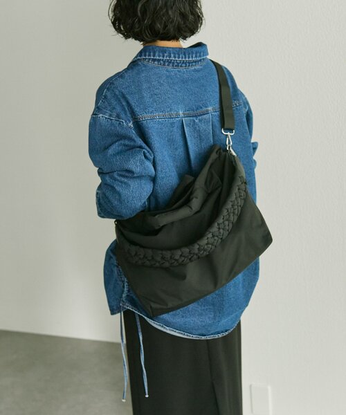 ear PAPILLONNER（イアパピヨネ）の「《撥水/A4サイズ対応》ボストンバッグL（ボストンバッグ・レディース・ブルー/ブラック・FREE）」の19枚目の写真