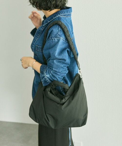 ear PAPILLONNER（イアパピヨネ）の「《撥水/A4サイズ対応》ボストンバッグL（ボストンバッグ・レディース・ブルー/ブラック・FREE）」の21枚目の写真