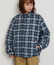 mihns closet（ミンズクローゼット）の「【mihns closet ミンズクローゼット】 スタンドカラー パデッド ストレッチ キルティング ブルゾン（ブルゾン）」