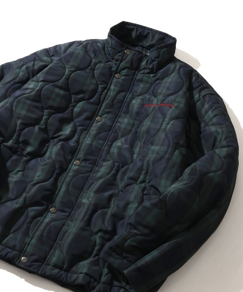 mihns closet(ミンズクローゼット)の「【mihns closet/ミンズクローゼット】 スタンドカラー パデッド ストレッチ キルティング ブルゾン(ブルゾン・メンズ・グレー系その他/ブラック系その他2/ブラック系その他・S/LL/M/L)」の5枚目の写真