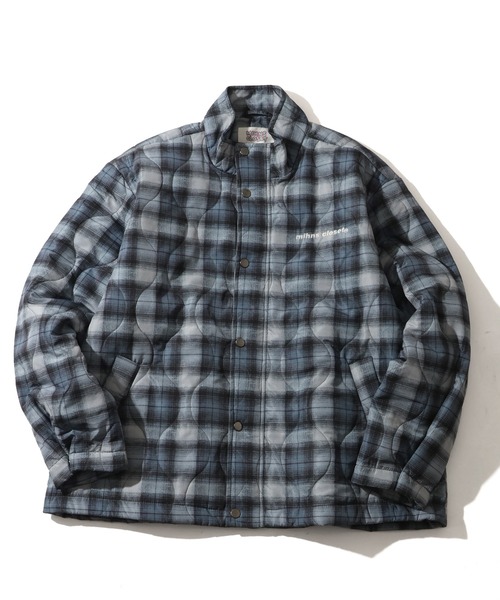 mihns closet(ミンズクローゼット)の「【mihns closet/ミンズクローゼット】 スタンドカラー パデッド ストレッチ キルティング ブルゾン(ブルゾン・メンズ・グレー系その他/ブラック系その他2/ブラック系その他・S/LL/M/L)」の8枚目の写真