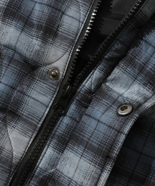 mihns closet(ミンズクローゼット)の「【mihns closet/ミンズクローゼット】 スタンドカラー パデッド ストレッチ キルティング ブルゾン(ブルゾン・メンズ・グレー系その他/ブラック系その他2/ブラック系その他・S/LL/M/L)」の9枚目の写真