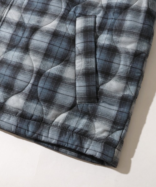 mihns closet(ミンズクローゼット)の「【mihns closet/ミンズクローゼット】 スタンドカラー パデッド ストレッチ キルティング ブルゾン(ブルゾン・メンズ・グレー系その他/ブラック系その他2/ブラック系その他・S/LL/M/L)」の10枚目の写真