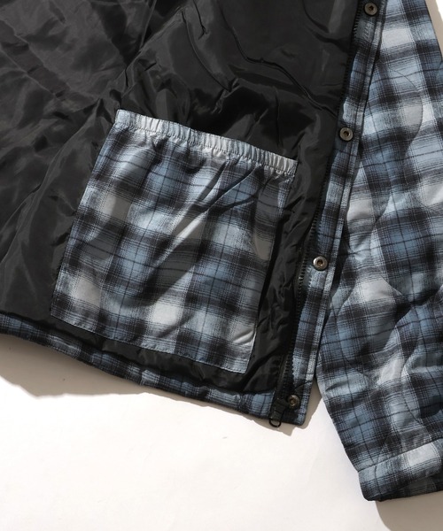 mihns closet(ミンズクローゼット)の「【mihns closet/ミンズクローゼット】 スタンドカラー パデッド ストレッチ キルティング ブルゾン(ブルゾン・メンズ・グレー系その他/ブラック系その他2/ブラック系その他・S/LL/M/L)」の12枚目の写真