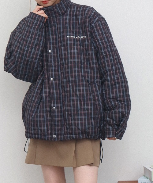 mihns closet(ミンズクローゼット)の「【mihns closet/ミンズクローゼット】 スタンドカラー パデッド ストレッチ キルティング ブルゾン(ブルゾン・メンズ・グレー系その他/ブラック系その他2/ブラック系その他・S/LL/M/L)」の21枚目の写真
