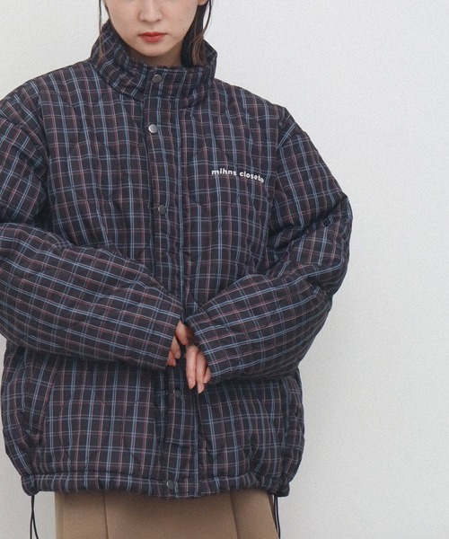 mihns closet(ミンズクローゼット)の「【mihns closet/ミンズクローゼット】 スタンドカラー パデッド ストレッチ キルティング ブルゾン(ブルゾン・メンズ・グレー系その他/ブラック系その他2/ブラック系その他・S/LL/M/L)」の22枚目の写真