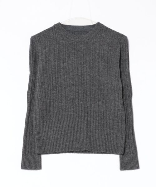 L LABEL(エルラベル)の「リブウエスト切替プリーツニット(ニット/セーター・レディース・ブラック/グレー/ホワイト/レッド・FREE)」の13枚目の写真
