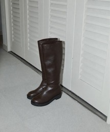 【anuke/アンヌーク】Ecoleather Long Boots/エコレザーロングブーツ