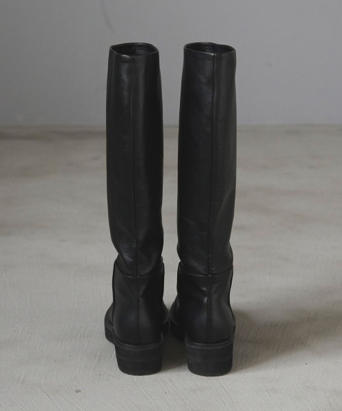 anuke/アンヌーク】Eco leather Long Boots/エコレザーロングブーツ