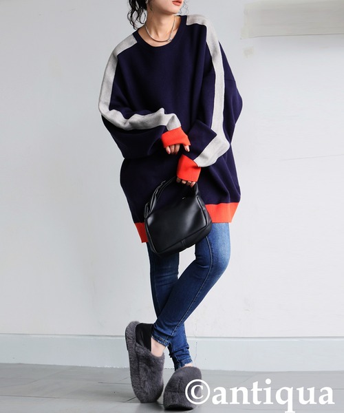 antiqua(アンティカ)の「ファー体幹スリッポン(スリッポン・レディース・グレー/ブラック・M/LL/L)」の16枚目の写真