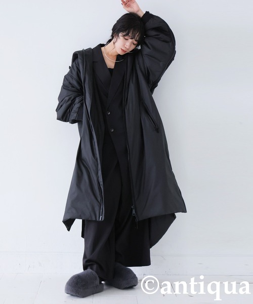 antiqua(アンティカ)の「ファー体幹スリッポン(スリッポン・レディース・グレー/ブラック・M/LL/L)」の8枚目の写真