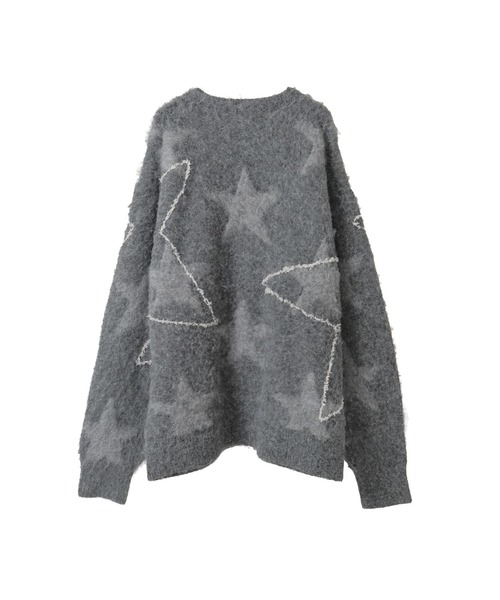 CONVERSE TOKYO(コンバーストウキョウ)の「STAR★ ALLOVER STITCH KNIT PULLOVER(ニット/セーター・レディース・ブラック/グレー/ブルー・SMALL/MEDIUM)」の17枚目の写真