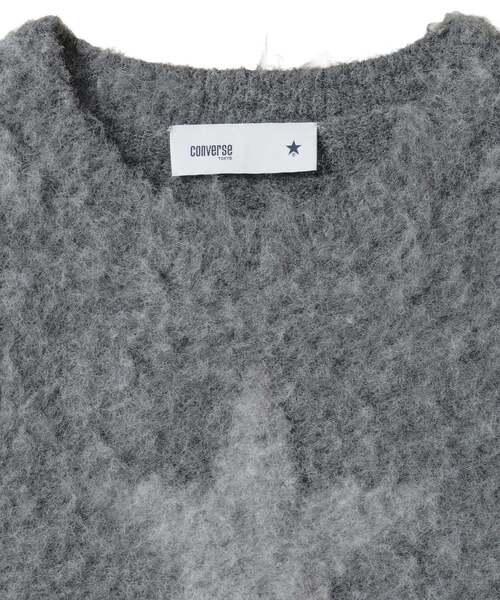 CONVERSE TOKYO(コンバーストウキョウ)の「STAR★ ALLOVER STITCH KNIT PULLOVER(ニット/セーター・レディース・ブラック/グレー/ブルー・SMALL/MEDIUM)」の16枚目の写真