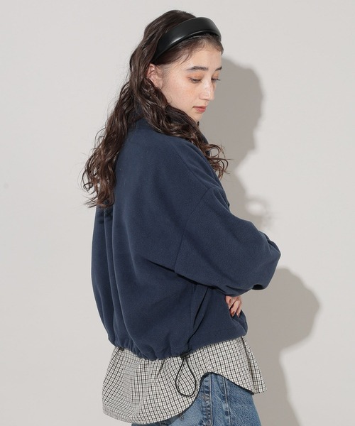 GEORGE'S（ジョージズ）の「フリースプルオーバー（その他トップス・レディース・ネイビー/ブラウン/グリーン・SMALL/MEDIUM）」の3枚目の写真
