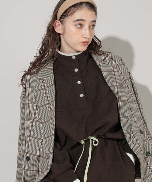 GEORGE'S（ジョージズ）の「フリースプルオーバー（その他トップス・レディース・ネイビー/ブラウン/グリーン・SMALL/MEDIUM）」の9枚目の写真