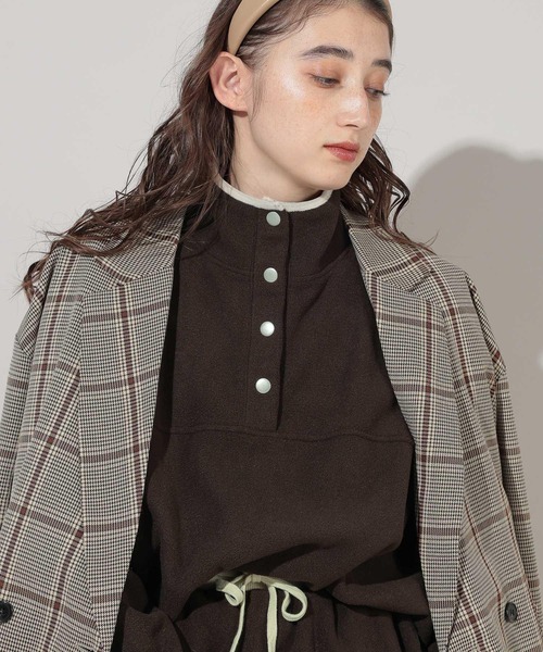 GEORGE'S（ジョージズ）の「フリースプルオーバー（その他トップス・レディース・ネイビー/ブラウン/グリーン・SMALL/MEDIUM）」の10枚目の写真
