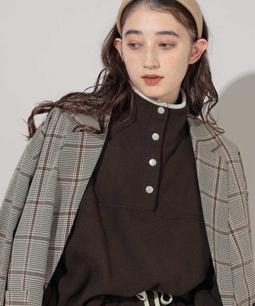 GEORGE'S（ジョージズ）の「フリースプルオーバー（その他トップス・レディース・ネイビー/ブラウン/グリーン・SMALL/MEDIUM）」の11枚目の写真