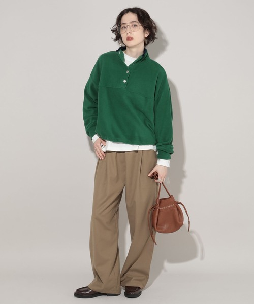 GEORGE'S（ジョージズ）の「フリースプルオーバー（その他トップス・レディース・ネイビー/ブラウン/グリーン・SMALL/MEDIUM）」の13枚目の写真